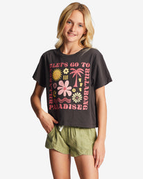 LETS GO TO PARDISE GIRLS TEE - ABGZT00367