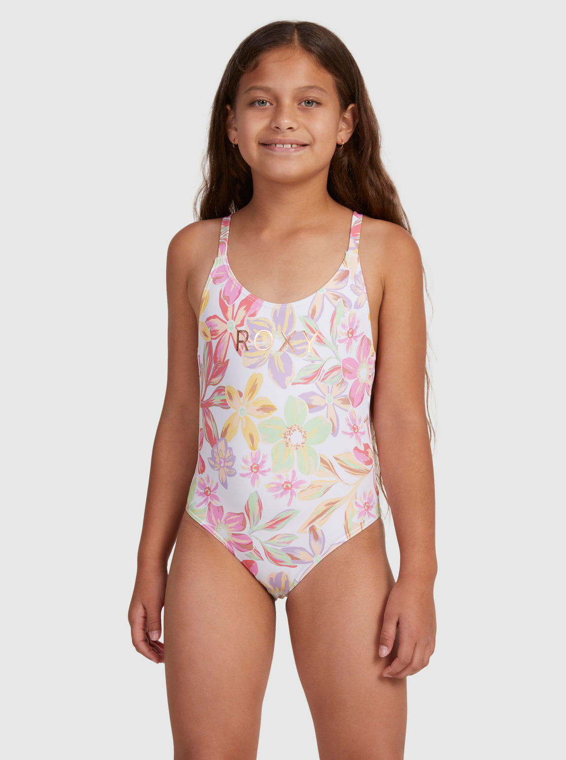 Girl's 7-16 Tropical Time One-Piece Swimsuit - ERGX103149