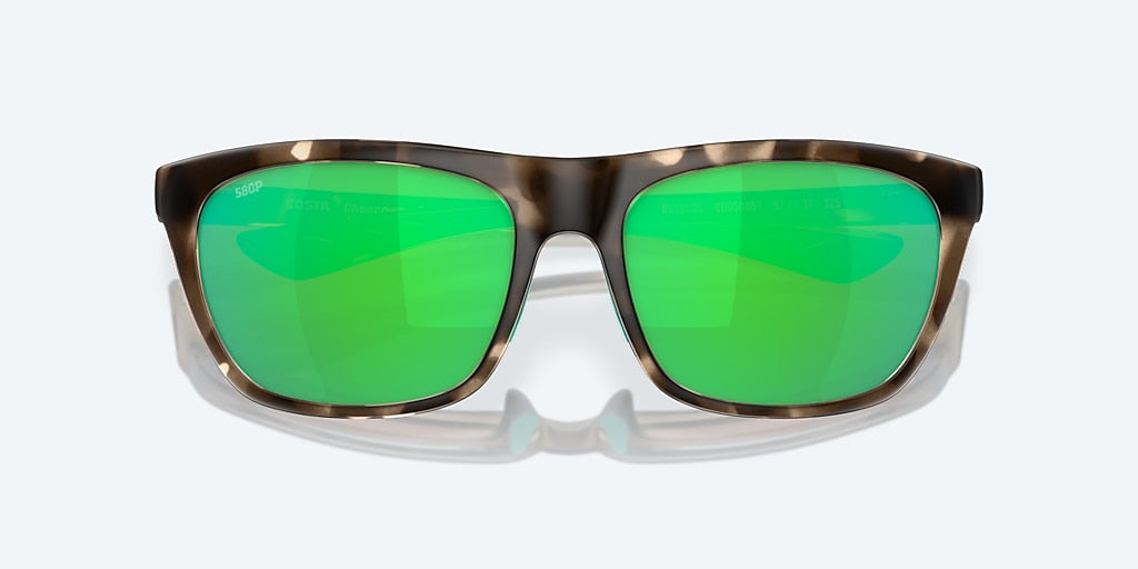 CHEECA 249 - MATTE SHADOW TORTOISE / GREEN MIRROR 580P - 6S9005-0857