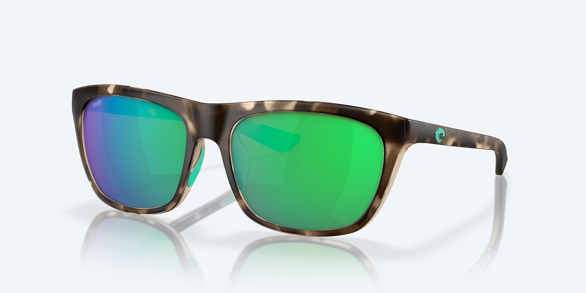 CHEECA 249 - MATTE SHADOW TORTOISE / GREEN MIRROR 580P - 6S9005-0857