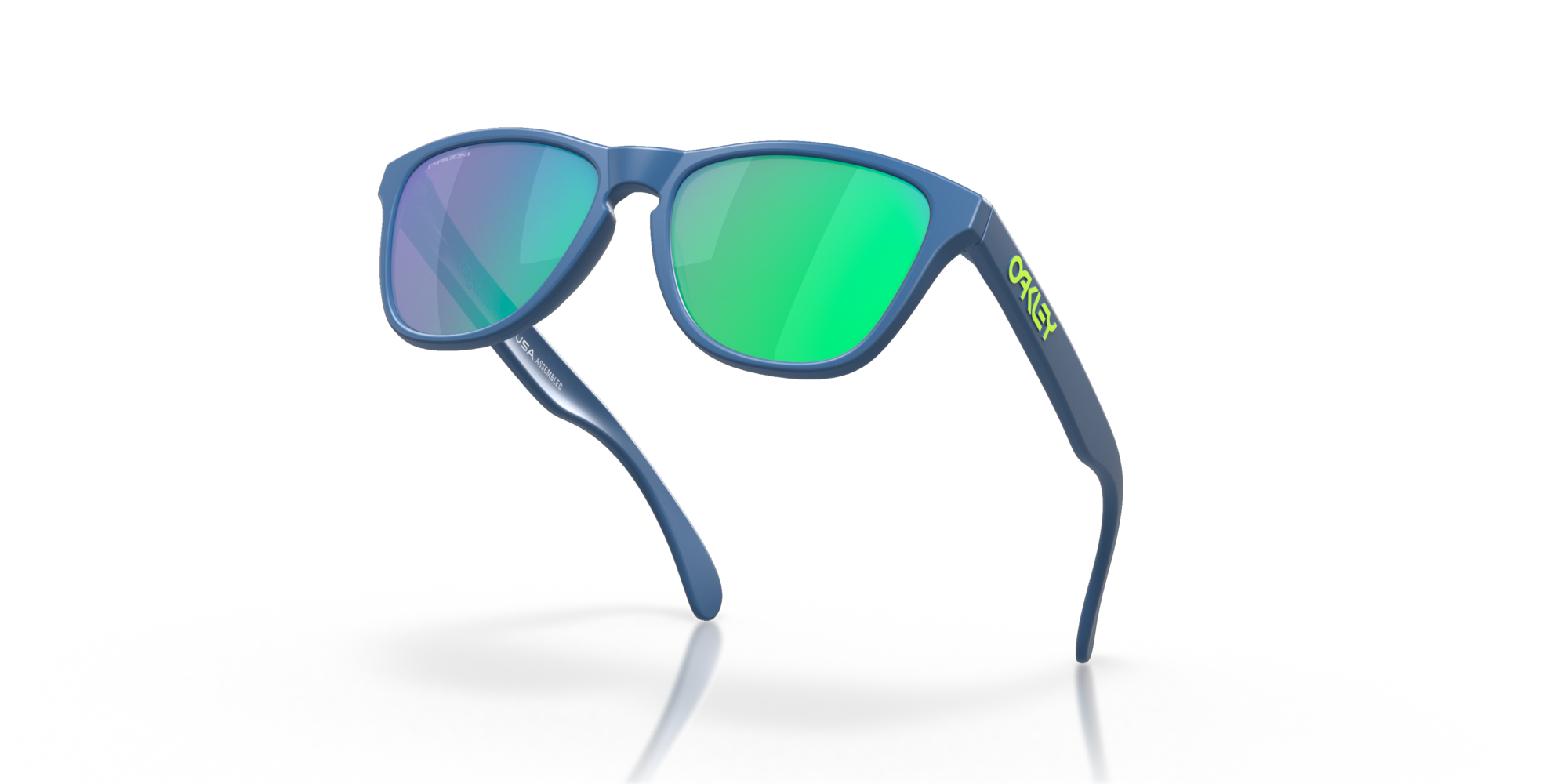 Frogskins XS Junior Matte Grey Ink Prizm Iridium Sunglasses Kids - 9006-3253