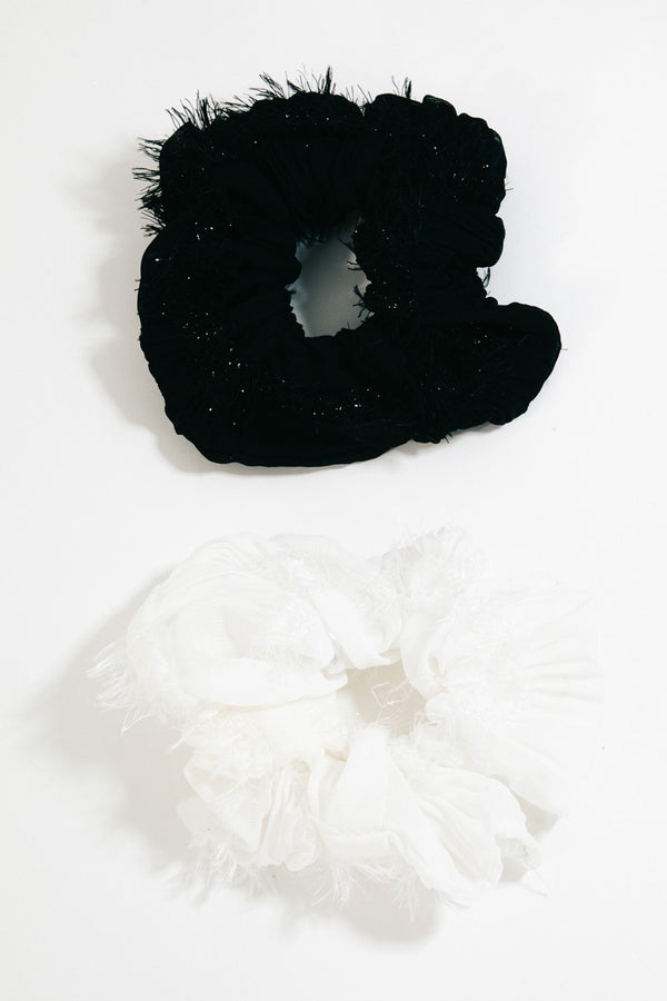 FUZZY 2PC SCRUNCHIE SET - MMH9021