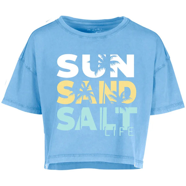 SUN SAND SALT CROP BOYFRIEND - SLJ10892