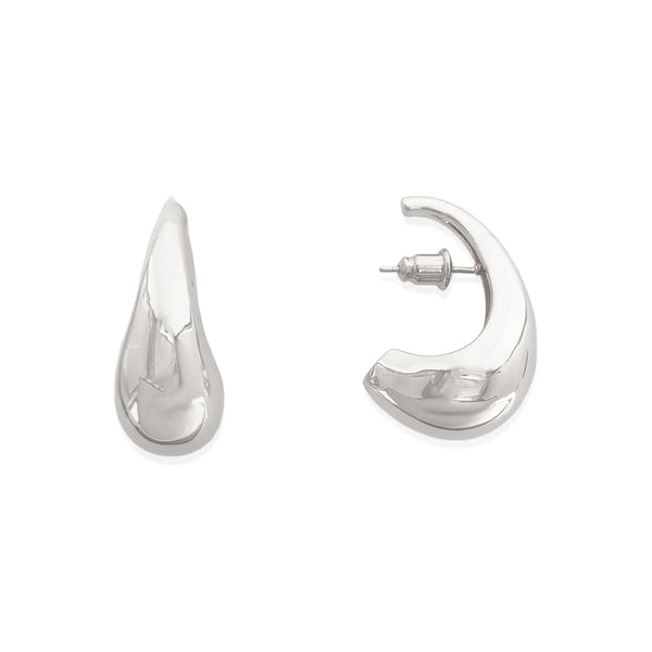 CURVED HOOP EARRINGS - CUER001