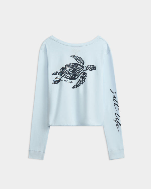 W LS CROPPED TEE - SLJ11197