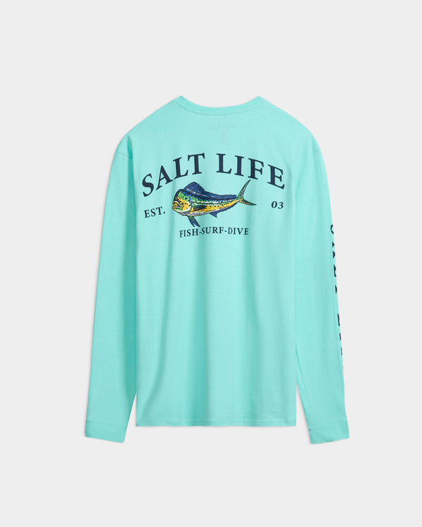 PAINTED MAHI LS TEE - SLM11400