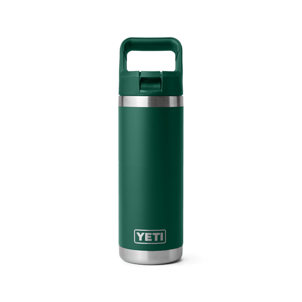 YETI RAMBLER 18oz c STRAW BOTTLE BLACK FOREST GREEN - YRAMBS18BFG