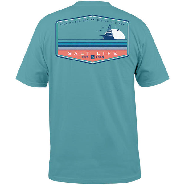 LIVE BY THE SEA TEE - SLM10908