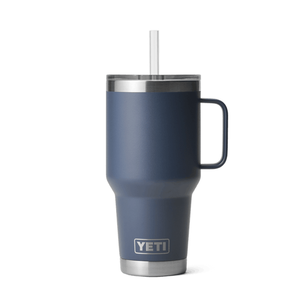 RAMBLER 35 OZ STRAW MUG NAVY - YRMSTR35N