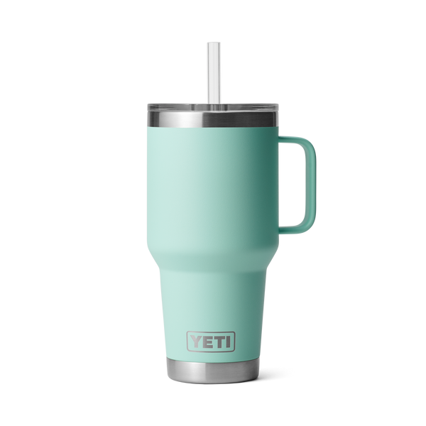 RAMBLER 35 OZ STRAW MUG SEAFOAM - YRMSTR35SF