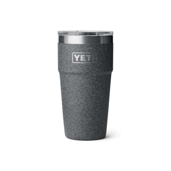 RAMBLER 20 OZ TUMBLER STACKABLE BLACK STONE - YRTSTK20BS