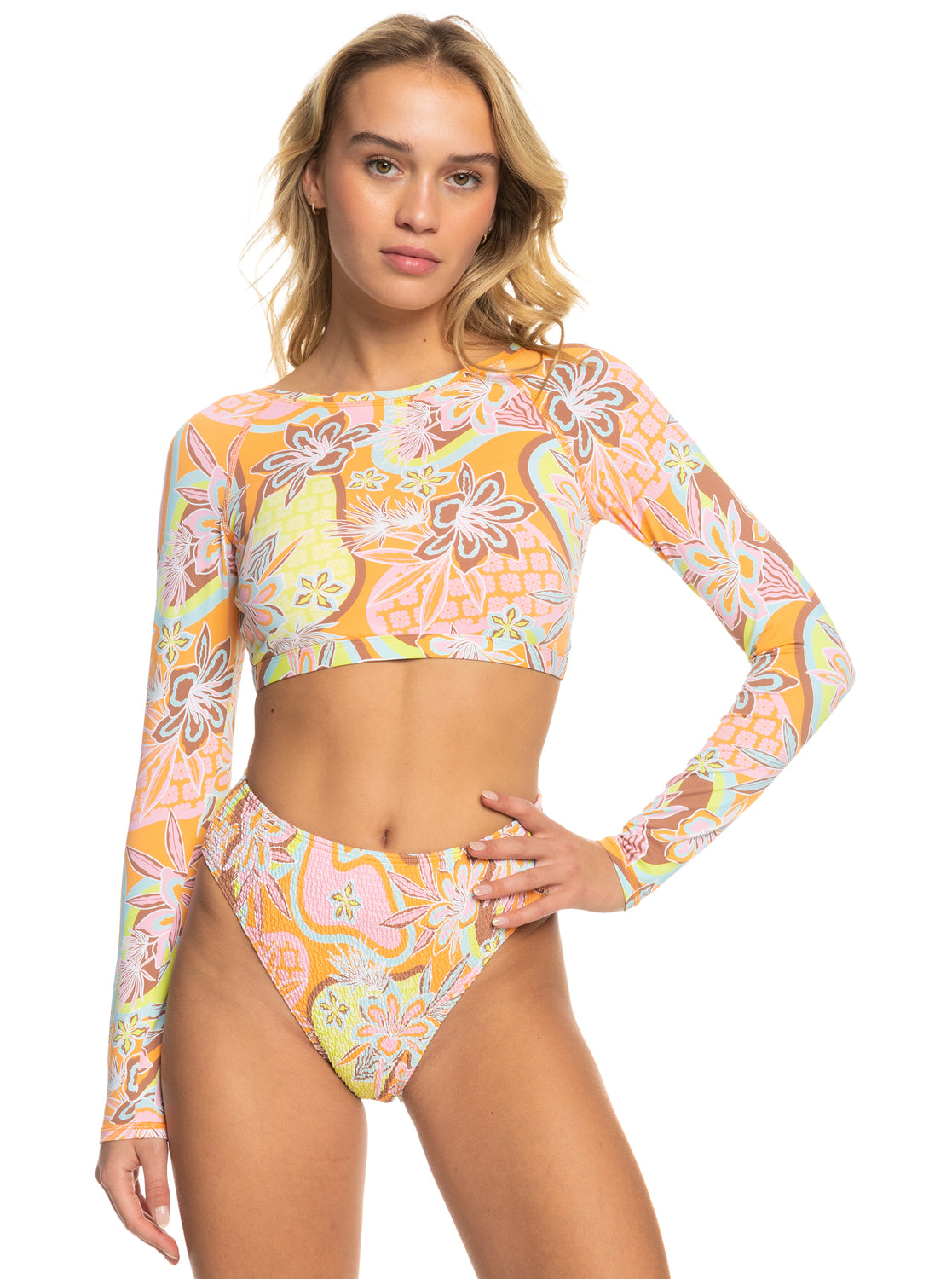 ROXY DELIC LS CROP LYCRA - ERJWR03664