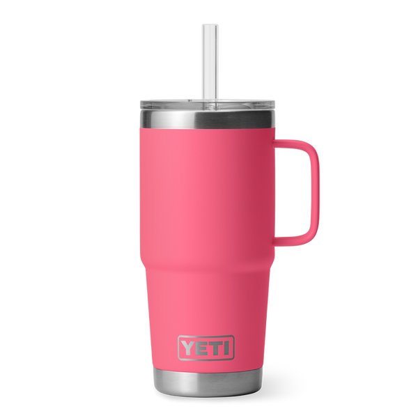 YETI RAMBLER 25oz STRAW MUG TROPICAL PINK - YRMSTR25TRPK