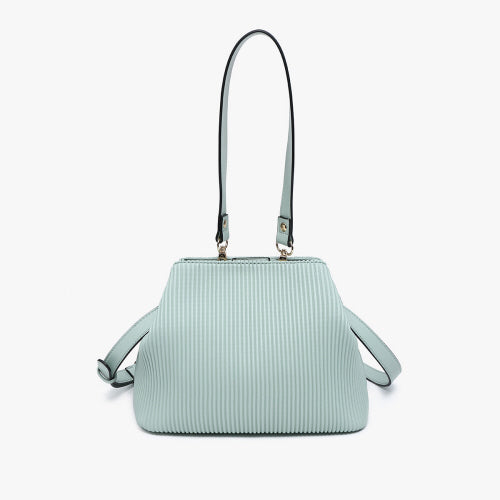 DOVE PLEATED SATCHEL - EH2460