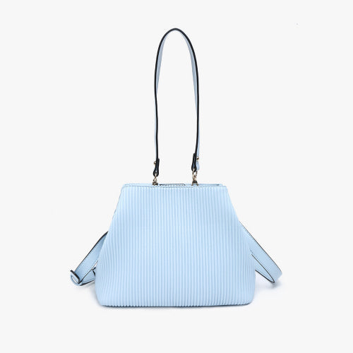 DOVE PLEATED SATCHEL - EH2460