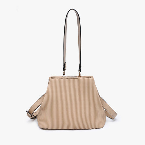 DOVE PLEATED SATCHEL - EH2460