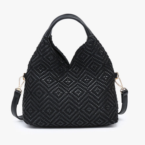 CECILY DIAMOND WEAVE HOBO - M2430DIA