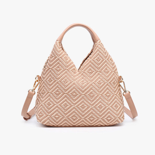 CECILY DIAMOND WEAVE HOBO - M2430DIA