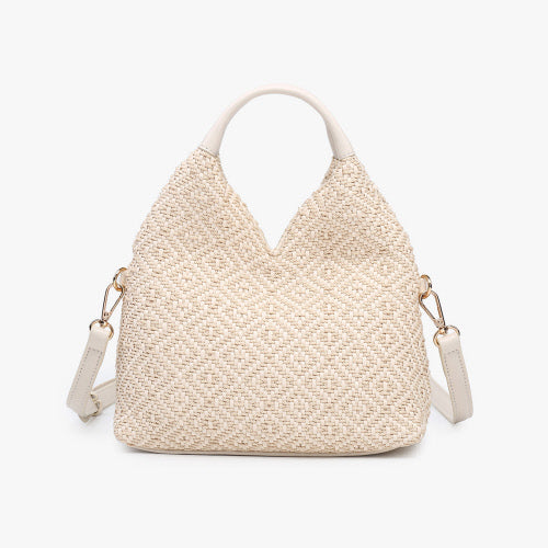 CECILY DIAMOND WEAVE HOBO - M2430DIA