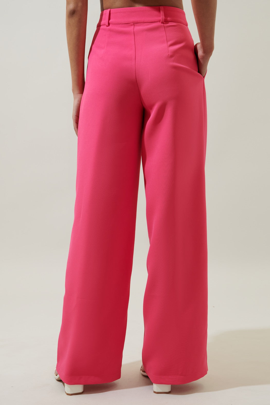 RICA SUAVE BELTED WIDE LEG TROUSERS - STP7276