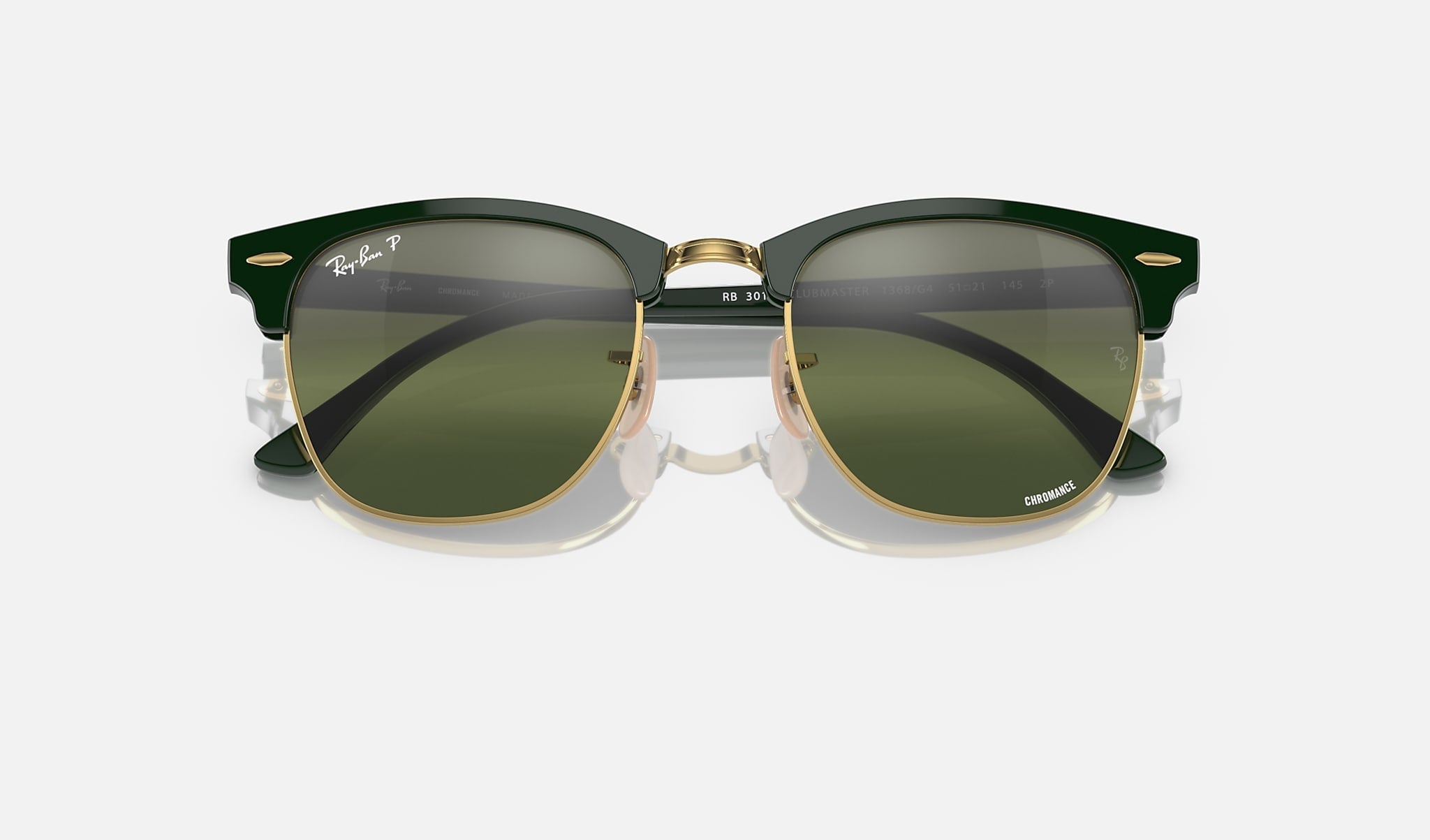 CLUBMASTER GREEN ON ARISTA - RB30161368G4