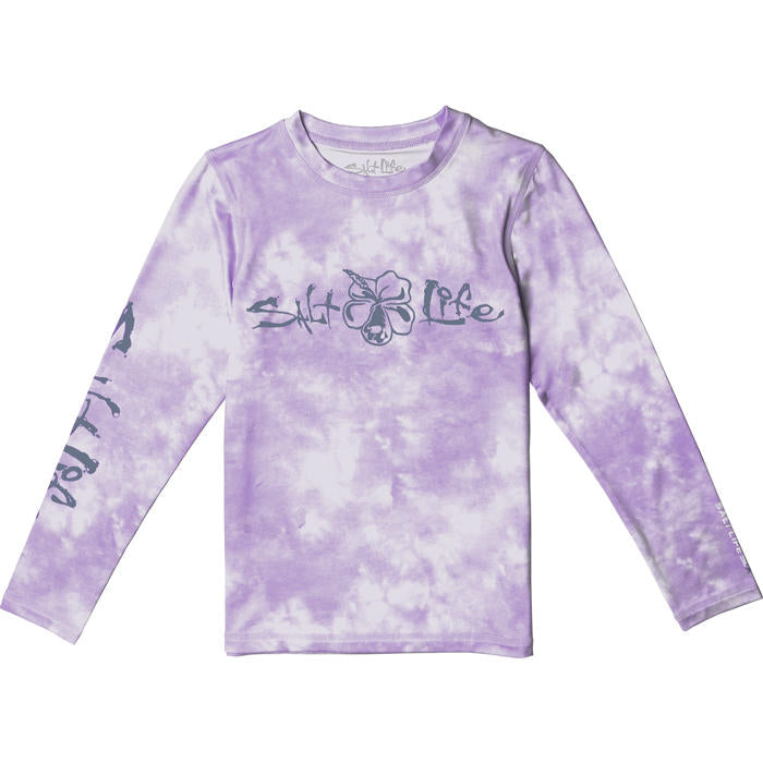 YOUTH IN THE CLOUDS LONG SLEEVE SWIM TEE - SLY662