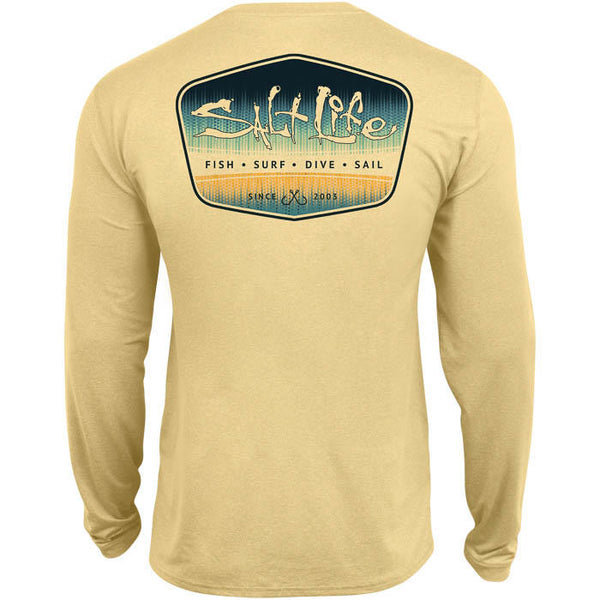 YOUTH TUNA BRIGADE FADE LONG SLEEVE SWIM TEE - SLY682