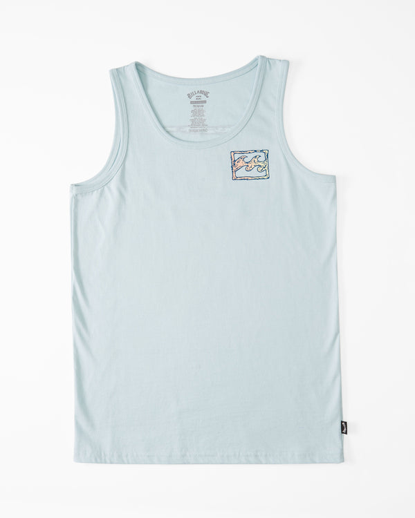 BOYS CRAYON WAVE TANK TOP - ABBZT00275