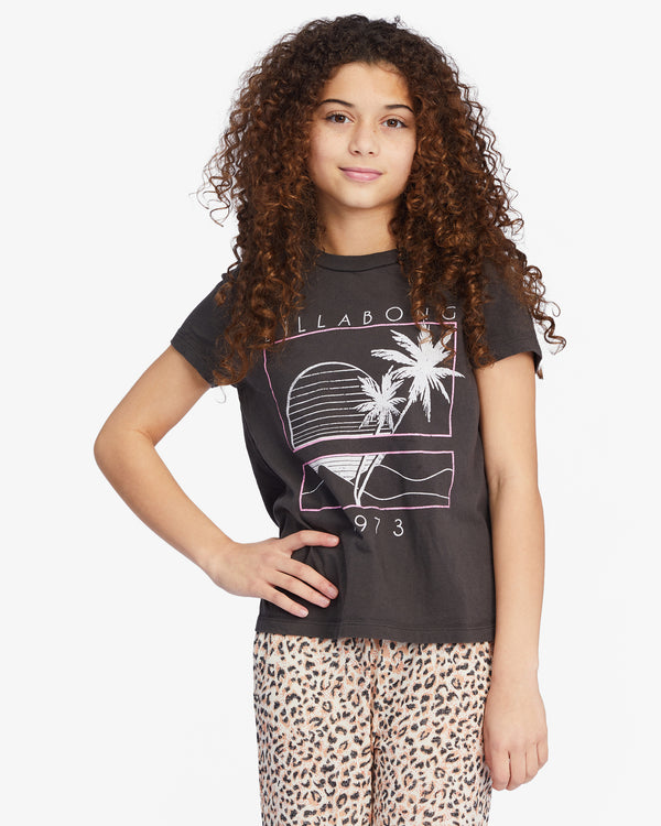 Girls' On The Horizon Graphic Boyfriend T-Shirt - ABGZT00334