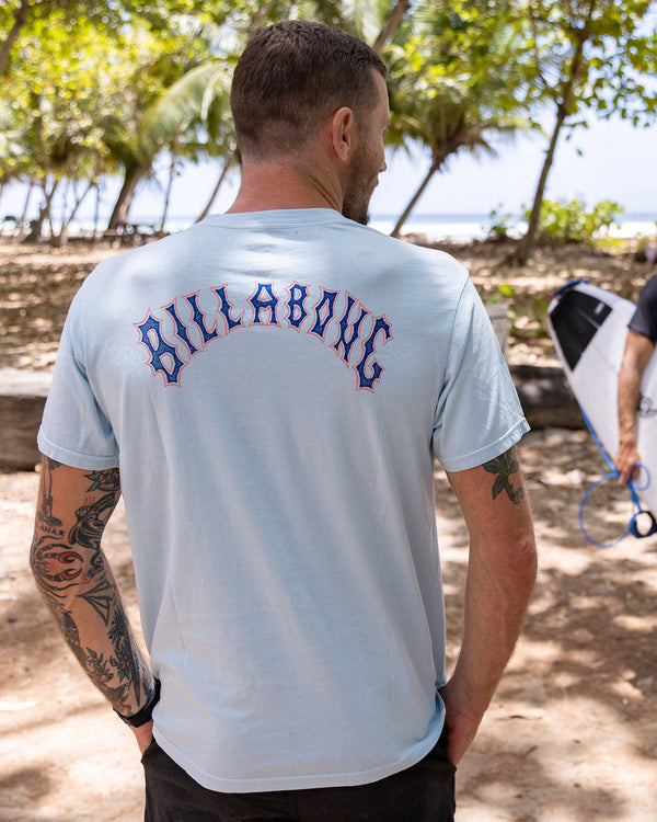 Arch Wave Washed Short Sleeve T-Shirt - ABYZT01291