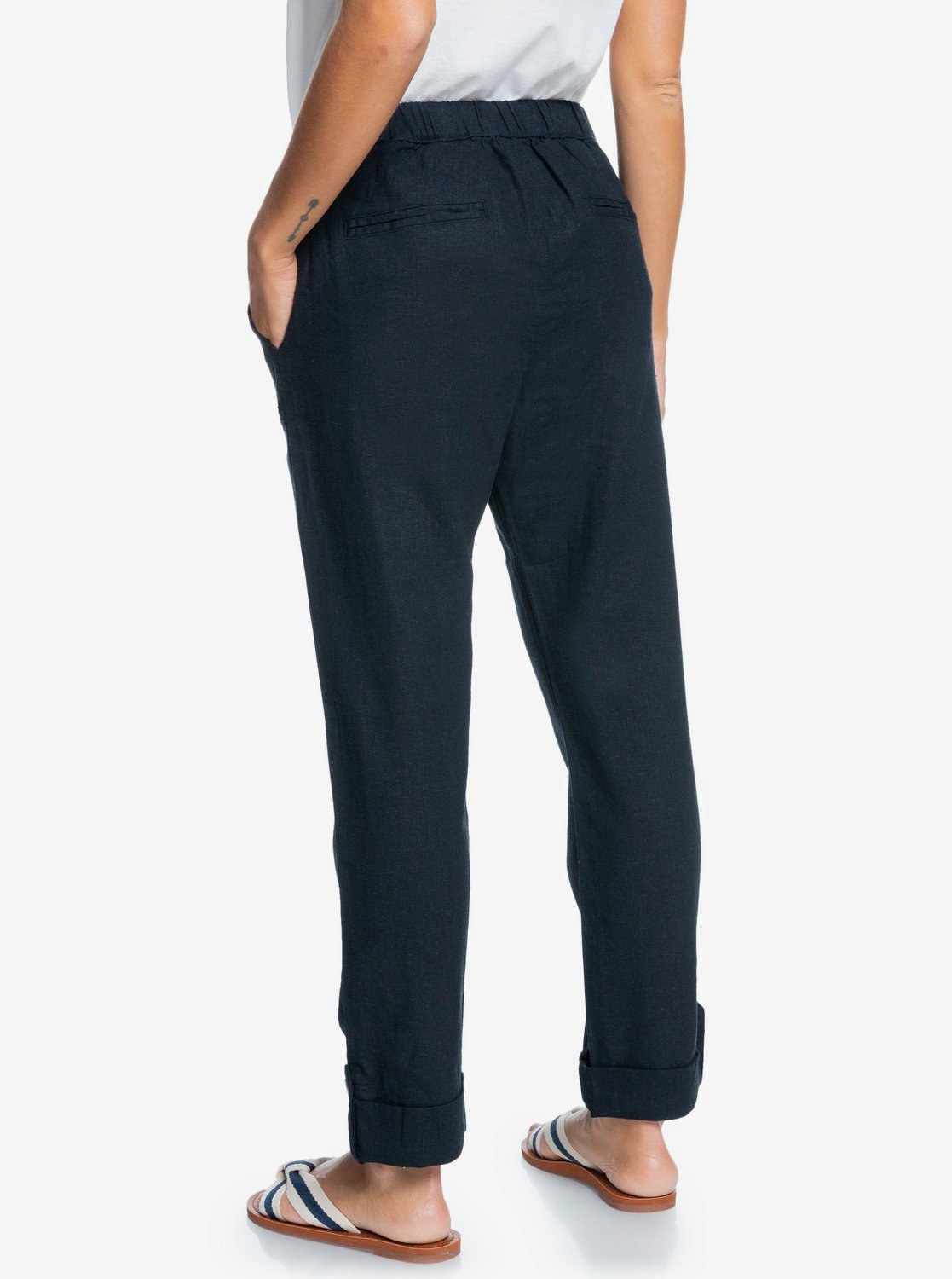 Roxy OCEANSIDE PANT - Trousers - navy/dark blue 