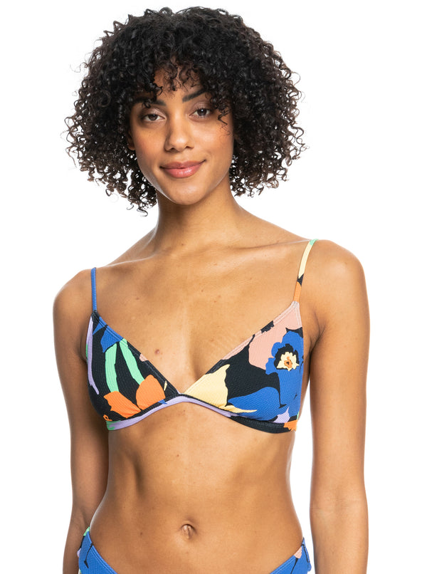 WOMENS COLOR JAM TRIANGLE BIKINI TOP - ERJX304937