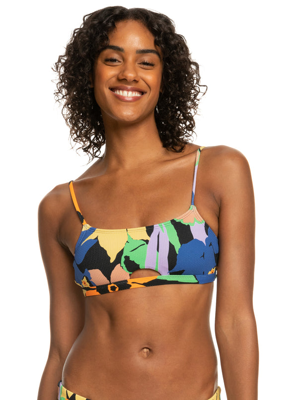 WOMENS COLOR JAM BRALETTE BIKINI TOP - ERJX304938