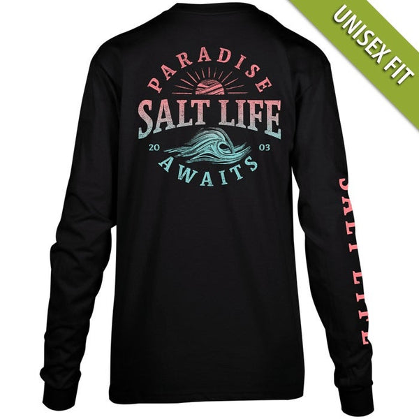 WOMENS AWAITING PARADISE LONG SLEEVE TEE - SLJ10722