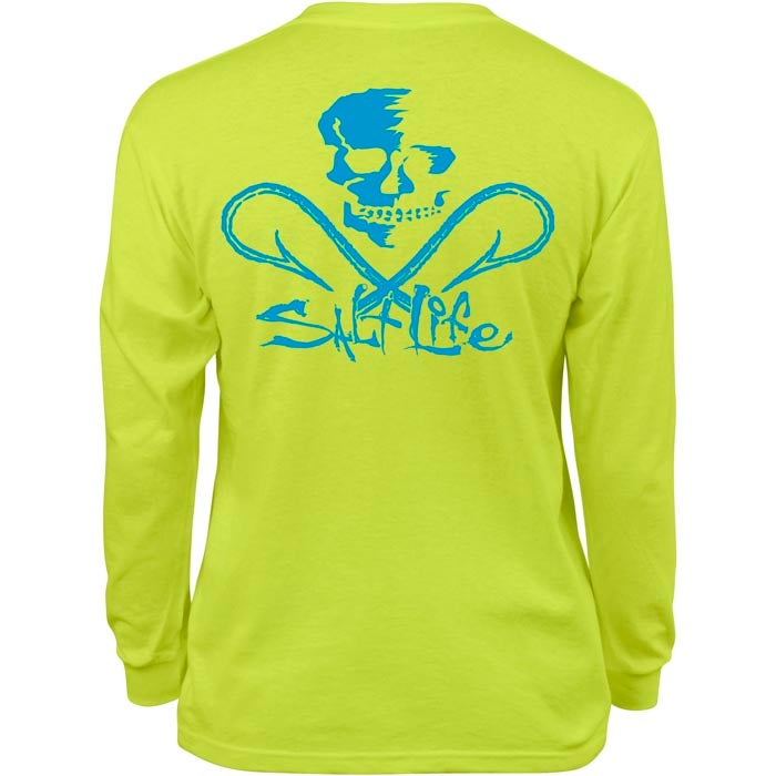 NEON SKULL AND HOOK L/S - SLY1038